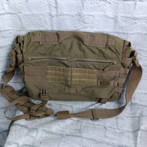 5.11 Tactical Bail Out Bag Messenger Tan MOLLE 15 Laptop Patrol Shoulder Bag s12